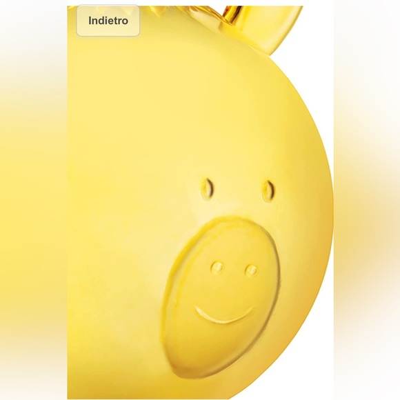 NWT,Alessi AMJ13 5 GD Donkey Bauble for Christmas Tree, Blown Glass, Gold, 13.5 - Picture 3 of 17